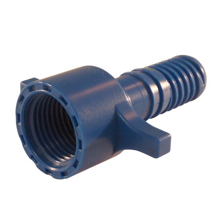 Apollo 1/2 in. Polypropylene Blue Twister Insert x FPT ABTFA12